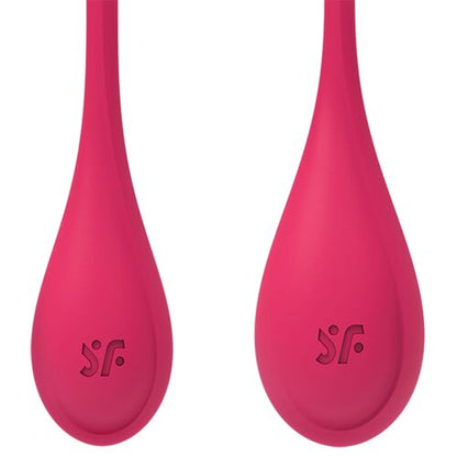 Satisfyer - Conjunto de Treino Yoni Power 1 Vermelho para Intensificar seu Treino Yoni Satisfyer