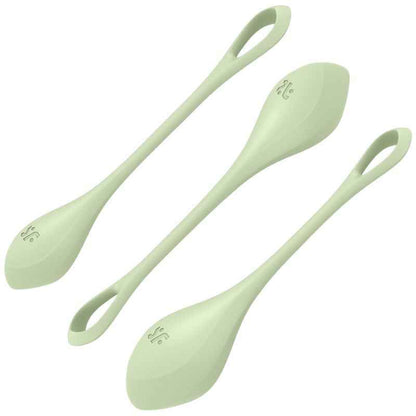SATISFYER - CONJUNTO DE TREINO YONI POWER 2 VERDE - VIBRA24 SEXSHOP