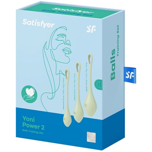 Satisfyer - Treino Yoni Eficiente com Conjunto Yoni Power 2 Verde para um Treino Yoni Satisfyer Ideal