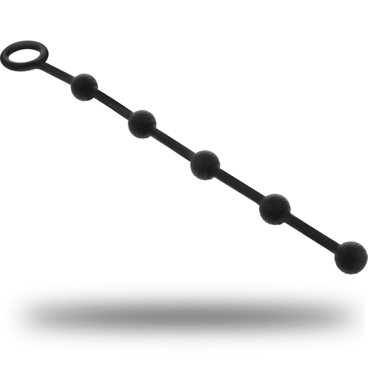 OHMAMA - CORRENTE ANAL DE SILICONE 23 CM - VIBRA24 SEXSHOP