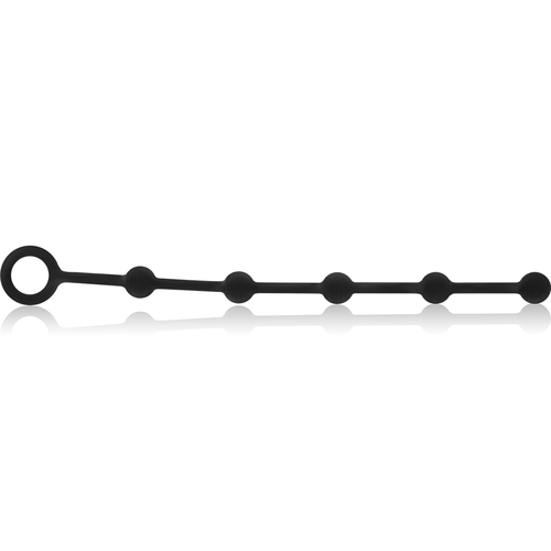OHMAMA - Corrente Anal de Silicone 23 cm para Prazer Intenso