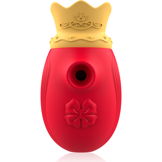 INTENSE - ESTIMULADOR DE CLITÓRIS 10 MODOS DE SUCÇÃO E LAMBER - VERMELHO