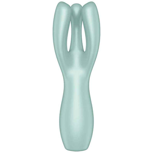 SATISFYER - VIBRADOR THREESOME 3 MENTA - VIBRA24 SEXSHOP