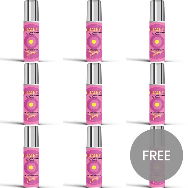 Rolinho vibratório rosa limpy com tampa prateada e letras douradas no rótulo da loja erotica vibra24 sexshop