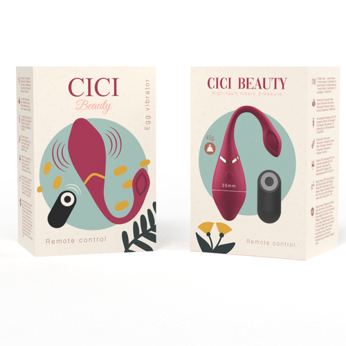 CICI BEAUTY - Vibrador Silicone Controle Remoto Premium Egg - VIBRA24 SEXSHOP
