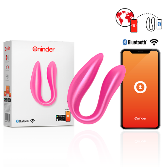 ONINDER - LISBOA G-SPOT & CLITORAL STIMULATOR ROSA - APLICAÇÃO GRATUITA - VIBRA24 SEXSHOP