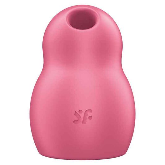 SATISFYER - PRO TO GO 1 ESTIMULADOR E VIBRADOR DE PULSO DE AR DUPLO VERMELHO - VIBRA24 SEXSHOP