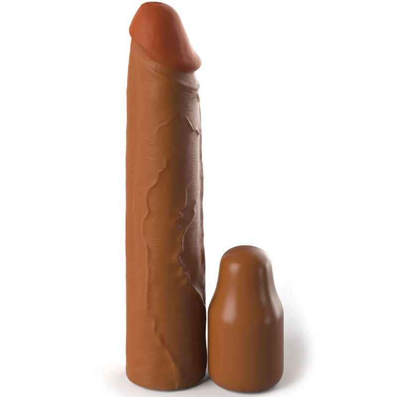 FANTASY X- TENSIONS - MANGA PIPEDREAMS 20,32 CM + 5,00 CM POLEGADA CARAMELO - VIBRA24 SEXSHOP