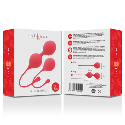 INTENSE - Bolas Kegel Intensas Kendall Vermelho