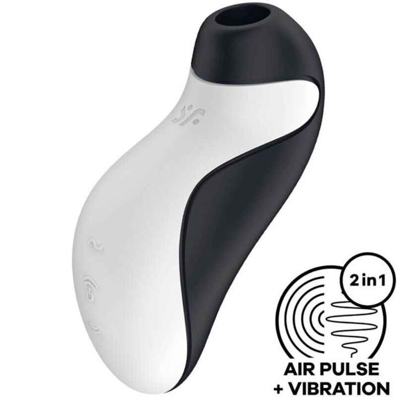 SATISFYER - ESTIMULADOR DE PULSO DE AR ORCA + VIBRAO - VIBRA24 SEXSHOP