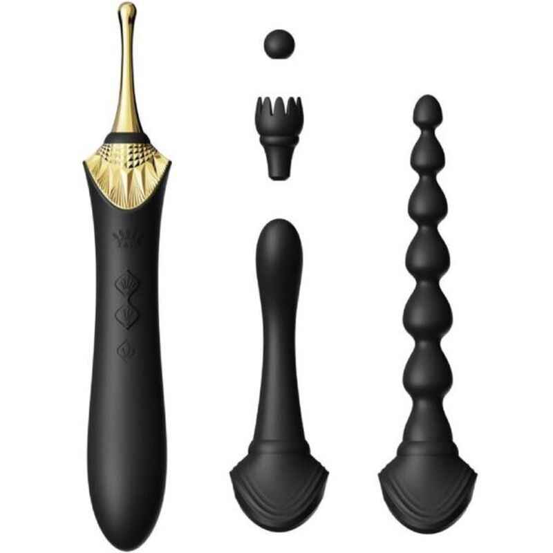 ZALO - BESS 2 CLITORAL MASSAGER BLACK - VIBRA24 SEXSHOP