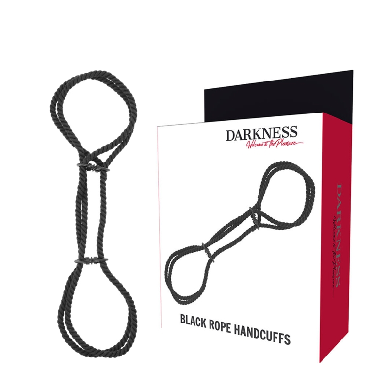 DARKNESS - ALGEMAS DE CORDA 100% ALGODO OU ALGEMAS DE TORNOZELO - VIBRA24 SEXSHOP