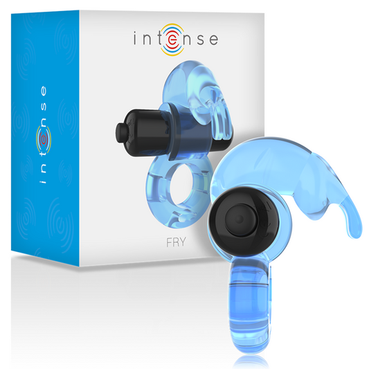 INTENSE - ANEL VIBRADOR - FRY AZUL - VIBRA24 SEXSHOP