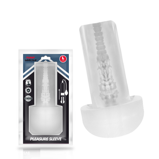 PUMP ADDICTED - MASTURBADOR COM MANGA DE PRAZER TAMANHO G - VIBRA24 SEXSHOP