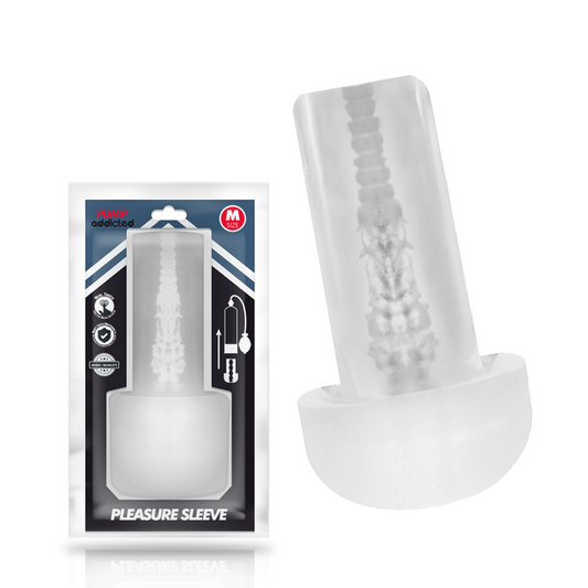 PUMP ADDICTED - MASTURBADOR COM MANGA DE PRAZER TAMANHO M - VIBRA24 SEXSHOP