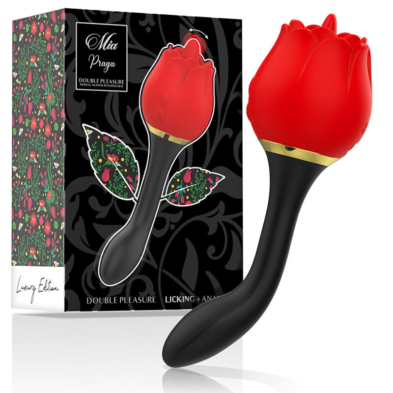 MIA - PRAGA DUPLO PRAZER LICKING + ANAL - VIBRA24 SEXSHOP