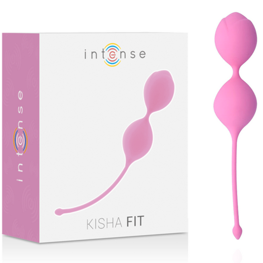 INTENSE - KISHA FIT SILICONE KEGEL ROSA - VIBRA24 SEXSHOP