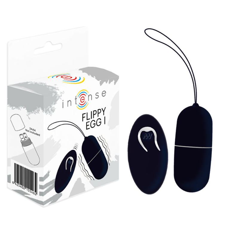 INTENSE - FLIPPY I VIBRATING OGG COM CONTROLE REMOTO PRETO - VIBRA24 SEXSHOP