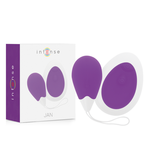 INTENSE - OVO VIBRANTE DE CONTROLE REMOTO JAN LILAC - VIBRA24 SEXSHOP
