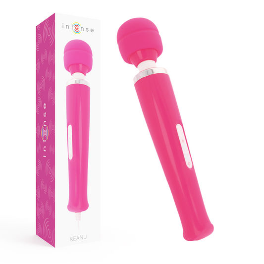 INTENSE - MASSAGEIRO KEANU WAND ROSA - VIBRA24 SEXSHOP
