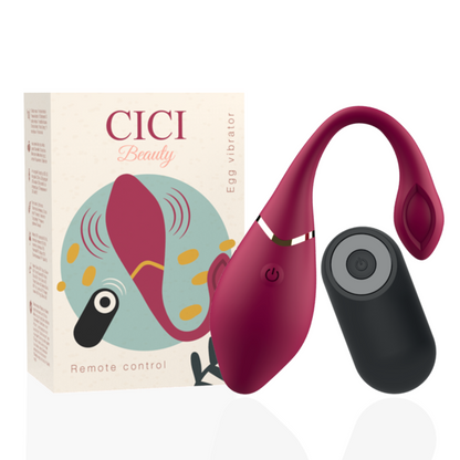 CICI BEAUTY - Vibrador Silicone Controle Remoto Premium Egg - VIBRA24 SEXSHOP