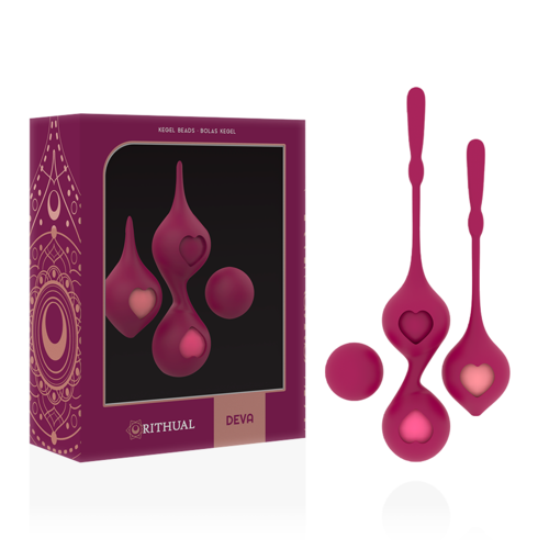 Conjunto de Treinamento Pélvico RITHUAL - Orquídea para Fortalecimento e Bem-Estar - VIBRA24 SEXSHOP