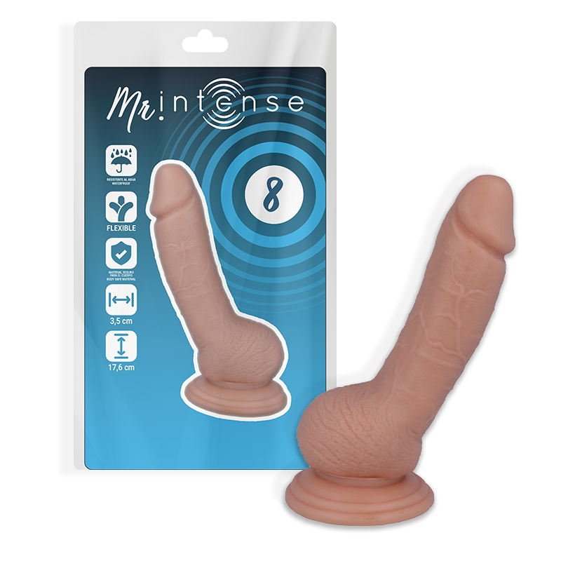 MR INTENSE - 8 REALISTIC PENIS 17.6 CM -O- 3.5 CM - VIBRA24 SEXSHOP
