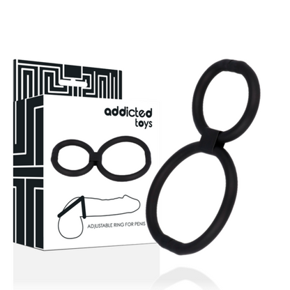 ADDICTED TOYS - Anel Ajustável para Pénis de Alta Qualidade - VIBRA24 SEXSHOP