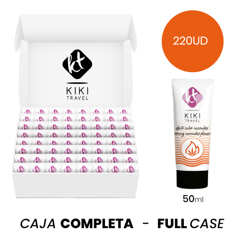 MOQ 220 - KIKÍ TRAVEL LUBRIFICANTE À BASE DE ÁGUA SABOR FRUTAS TROPICAIS - 50 ML