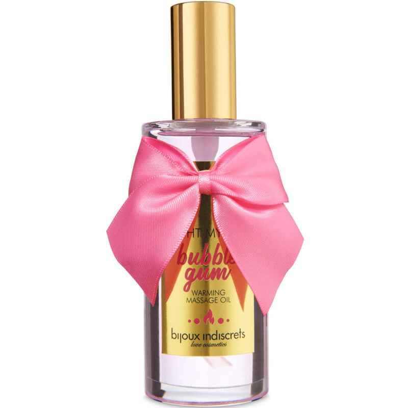 BIJOUX - INDISCRETS ÓLEO DE MASSAGEM LIGHT MY FIRE EFEITO DE CALOR SABOR GOMA