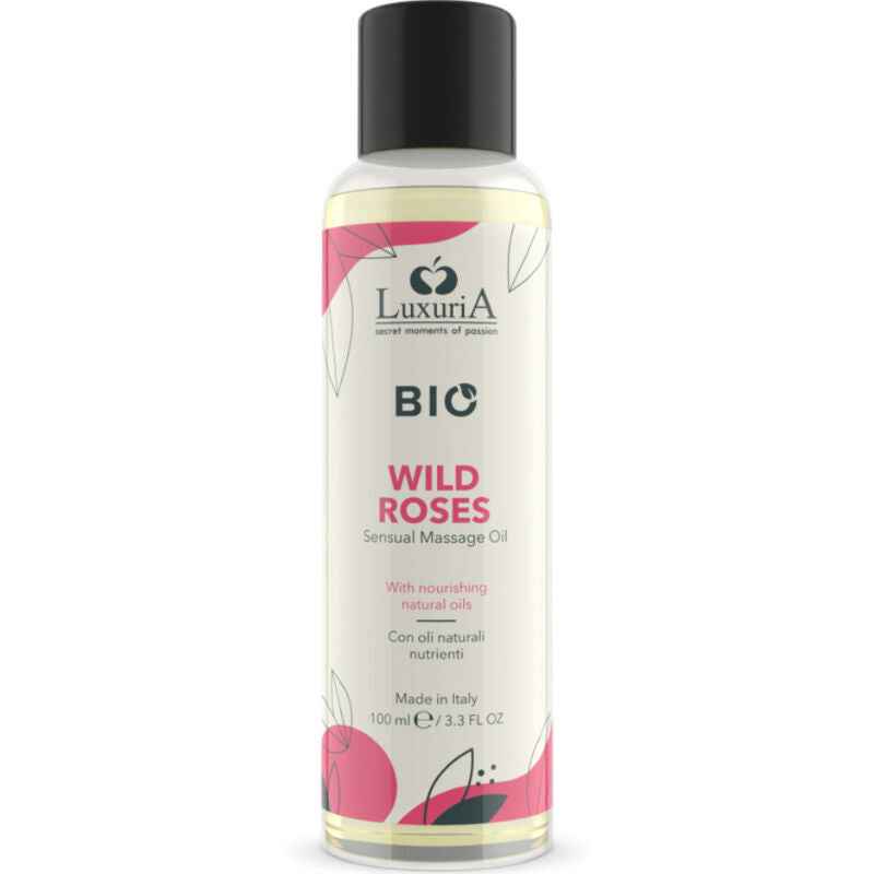 INTIMATELINE LUXURIA - ÓLEO DE MASSAGEM BIO ROSAS SELVAGENS 100 ML