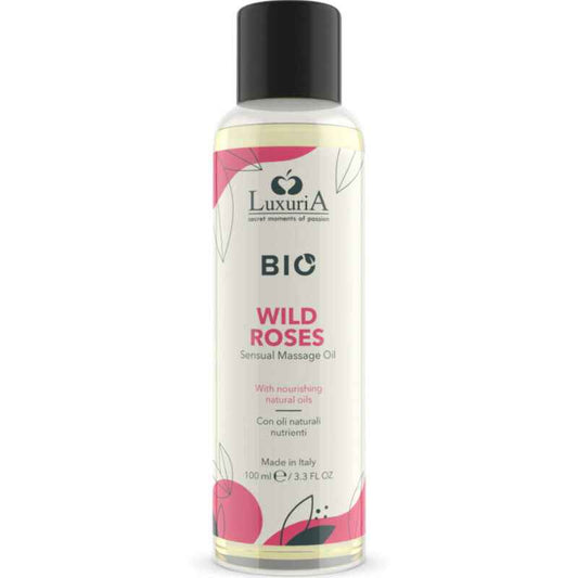 INTIMATELINE LUXURIA - ÓLEO DE MASSAGEM BIO ROSAS SELVAGENS 100 ML