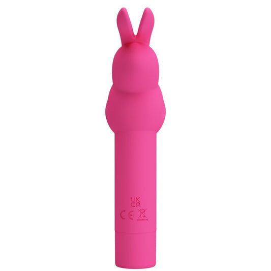 PRETTY LOVE - VIBRADOR DE SILICONE GERARDO FUSCHIA RABBIT - VIBRA24 SEXSHOP