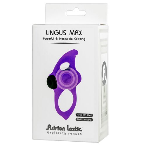 ANEL VIBRADOR LINGUS MAX VIOLETA - ADRIEN LASTIC - VIBRA24 SEXSHOP