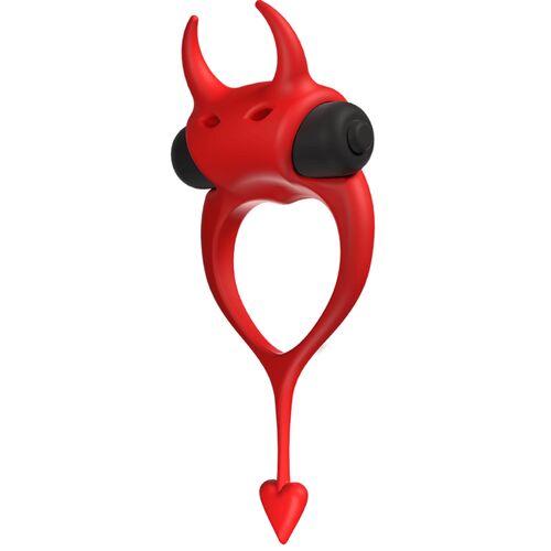ADRIEN LASTIC - Anel Vibrador Vermelho Devol Cockring - VIBRA24 SEXSHOP