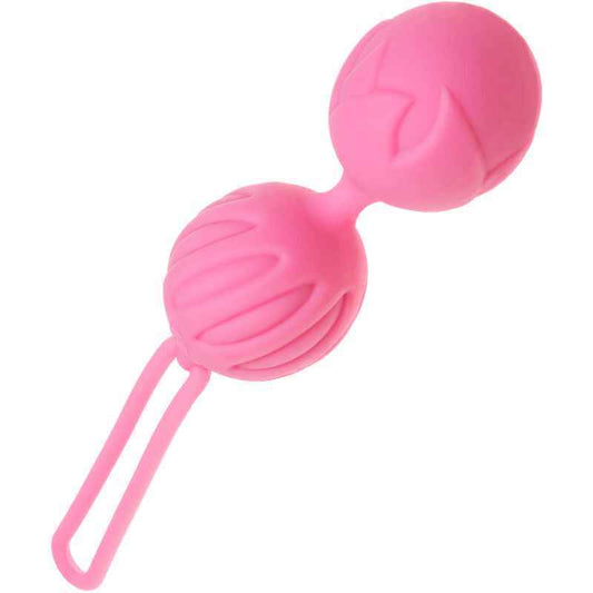 ADRIEN LASTIC - BOLAS DE SILICONE GEISHA LASTIC TAMANHO S ROSA - VIBRA24 SEXSHOP