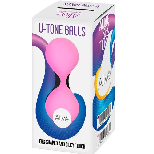 ALIVE - Bolas Rosa U·TONE para Conforto e Estilo - VIBRA24 SEXSHOP