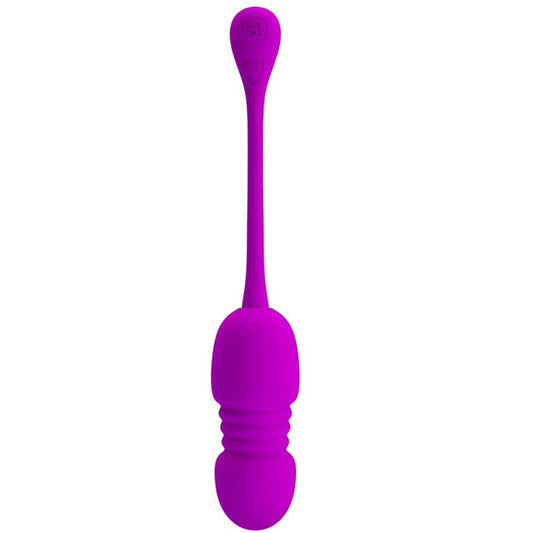 PRETTY LOVE - OVO VIBRATÓRIO RECARREGVEL CALLIE ROXO - VIBRA24 SEXSHOP