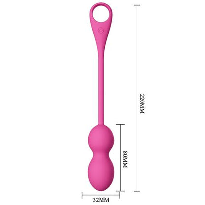Bolas Vibradoras Recarregáveis Pretty Love Elvira Rosa - Prazer e Estilo - VIBRA24 SEXSHOP
