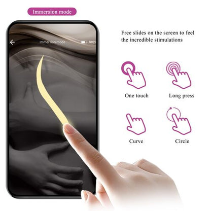 Ovo Vibratório Controlado por APP - Prazer Inigualável com Pretty Love Ninfa Roxo - VIBRA24 SEXSHOP