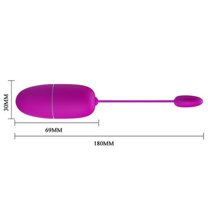Ovo Vibratório Controlado por APP - Prazer Inigualável com Pretty Love Ninfa Roxo - VIBRA24 SEXSHOP