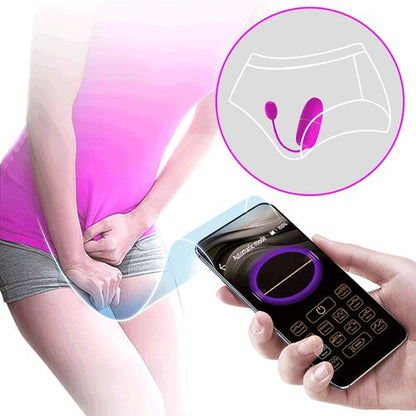 Ovo Vibratório Controlado por APP - Prazer Inigualável com Pretty Love Ninfa Roxo - VIBRA24 SEXSHOP