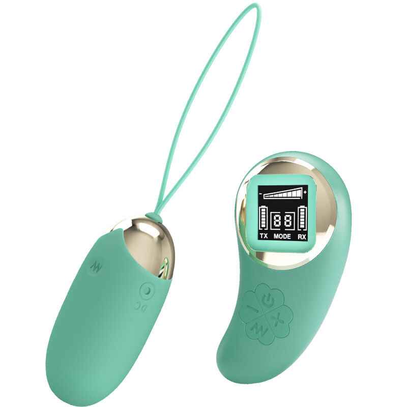 PRETTY LOVE - MINA DE OVOS VIBRANTES DE CONTROLE REMOTO VERDE - VIBRA24 SEXSHOP