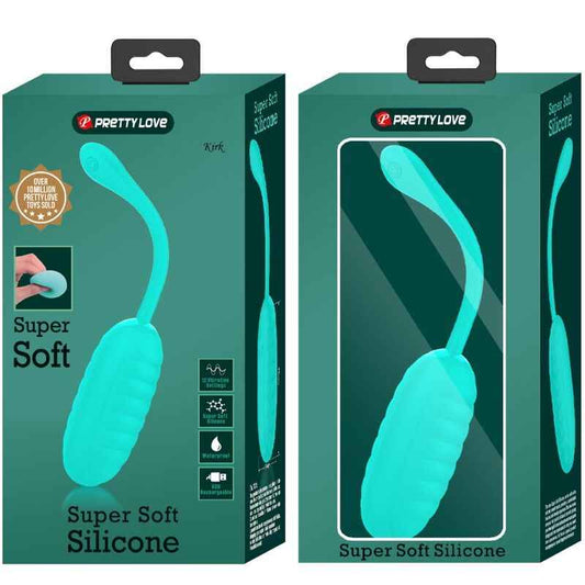 PRETTY LOVE - OVO VIBRATÓRIO RECARREGVEL KIRK AQUA VERDE - VIBRA24 SEXSHOP