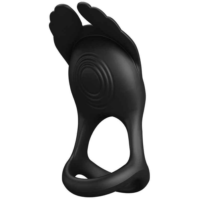 PRETTY LOVE - SILAS ANEL PARA PÊNIS VIBRANTE 7 VIBRAÕES SILICONE PRETO - VIBRA24 SEXSHOP