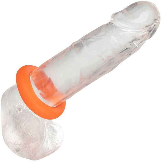CALEXOTICS - ALPHA PROLONG GRANDE ANEL LARANJA - VIBRA24 SEXSHOP