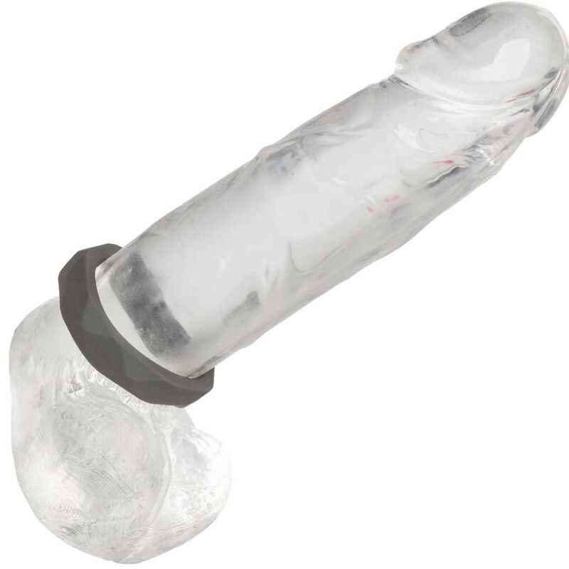CALEXOTICS - ALPHA ANEL PRISMTICO PROLONG CINZA - VIBRA24 SEXSHOP