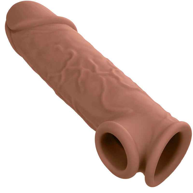 CALEXOTICS - PERFORMANCE MAXX LIFE-LIKE EXTENSION 7 PELE MARROM - VIBRA24 SEXSHOP