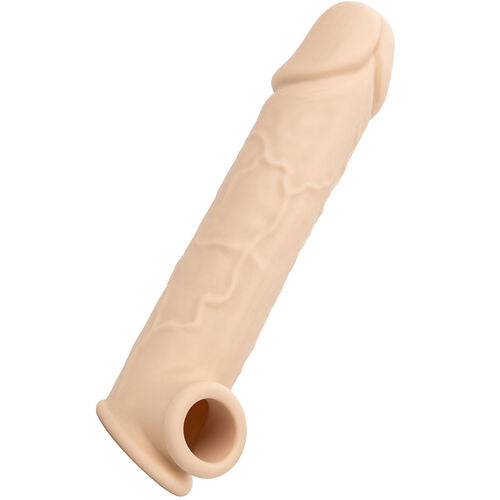 CalExotics – Performance Maxx Life-Like Extension 8: Extensão Realista com Alça Escrotal Integrada e Comprimento Aprimorado para Prazer Máximo
