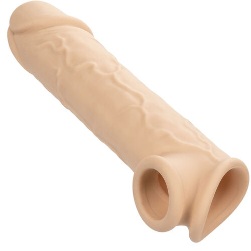 CalExotics – Performance Maxx Life-Like Extension 8: Extensão Realista com Alça Escrotal Integrada e Comprimento Aprimorado para Prazer Máximo